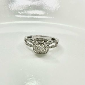 Spence Engagement ring -14k white gold